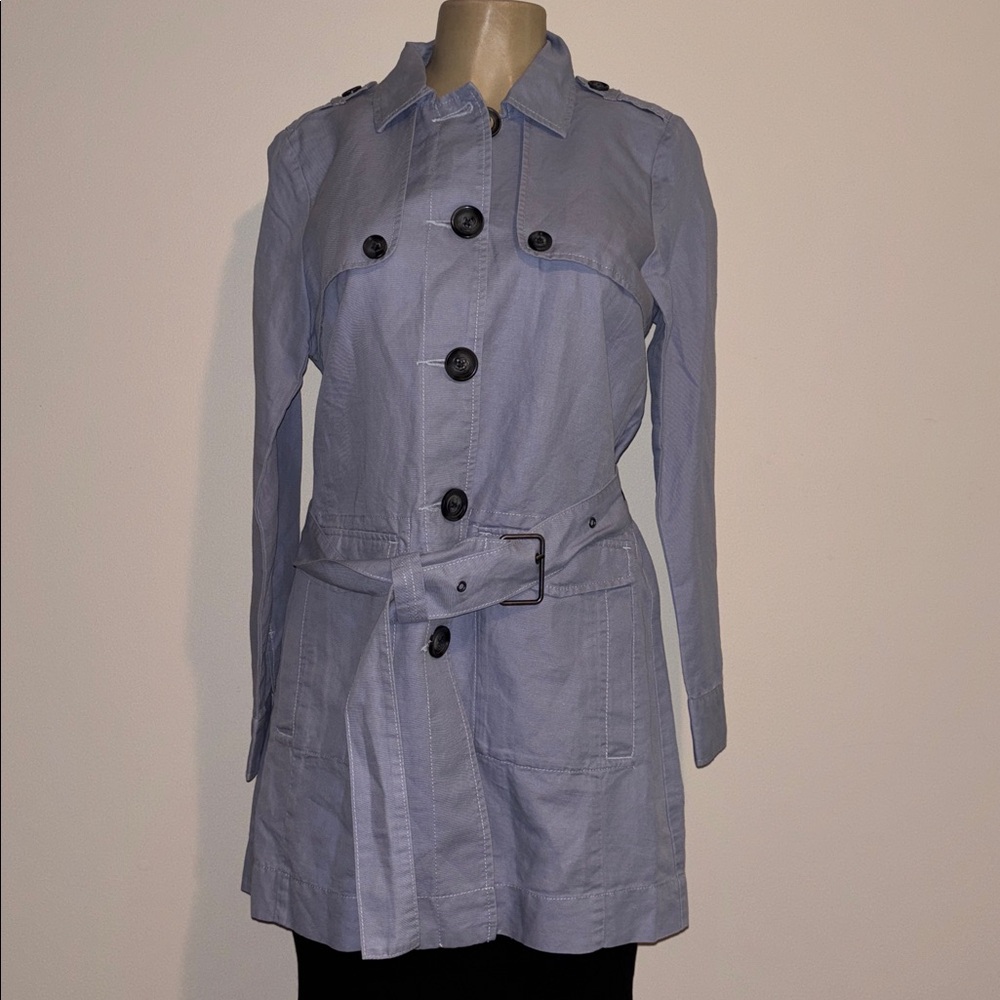 CAbi Tanner Trench Coat Jacket- size S - Picture 6 of 10